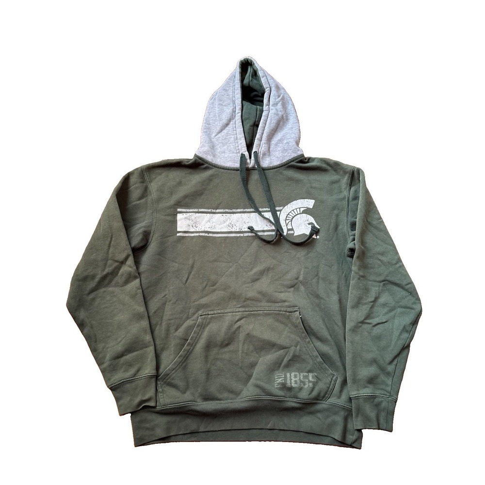 Vintage Y2K‎ Michigan State University Spartans Retro Hoodie Sweatshirt Medium